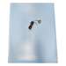 2-Layer Diss/Cond Smooth Heavy Duty Rubber Worktop Cut Mat, Blue, 36" x 72" x .080" (Hardware Included)