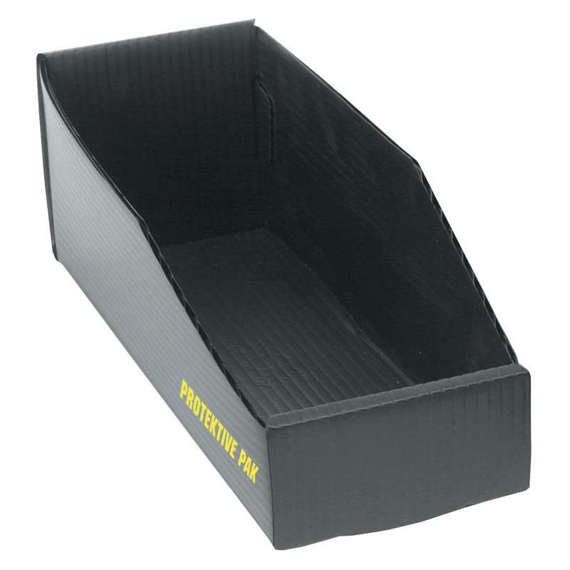 Permanently Conductive Open Top Plastek Bin Box