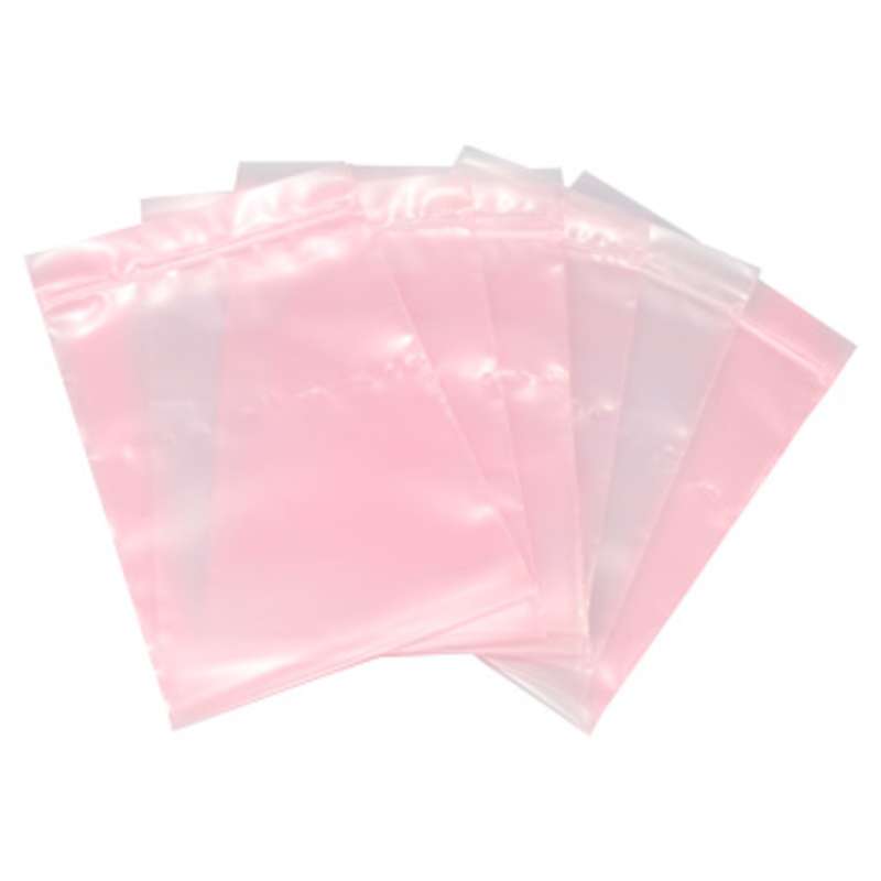 Cleanroom Poly Zipper Bags 4x6 - 4mil Clear